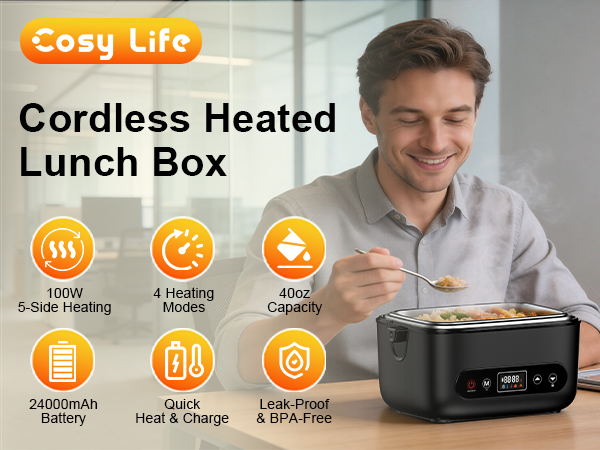Cordless Electric Lunch Box