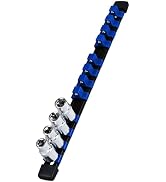 EGOFIX Socket Organizer, 1/2-Inch Drive Heavy Duty Socket Holder Kit ABS, Socket Rail 1/2-Inch x ...