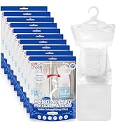 W&E Choice Moisture Absorbers Hanging Bag for Your Closet, Dehumidifier Bags for Bathroom, Fragra...