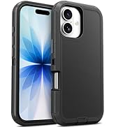 Jelanry Case for iPhone 17 5G 6.3-inch, Heavy Duty Rugged & Dual-Layer Shockproof Dropproof Prote...