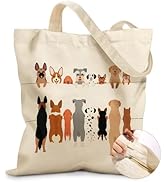 Miss Adola Canvas Tote Bag for Women – Aesthetic Canvas Bag with Zipper Cute Stylish Reusable Sho...