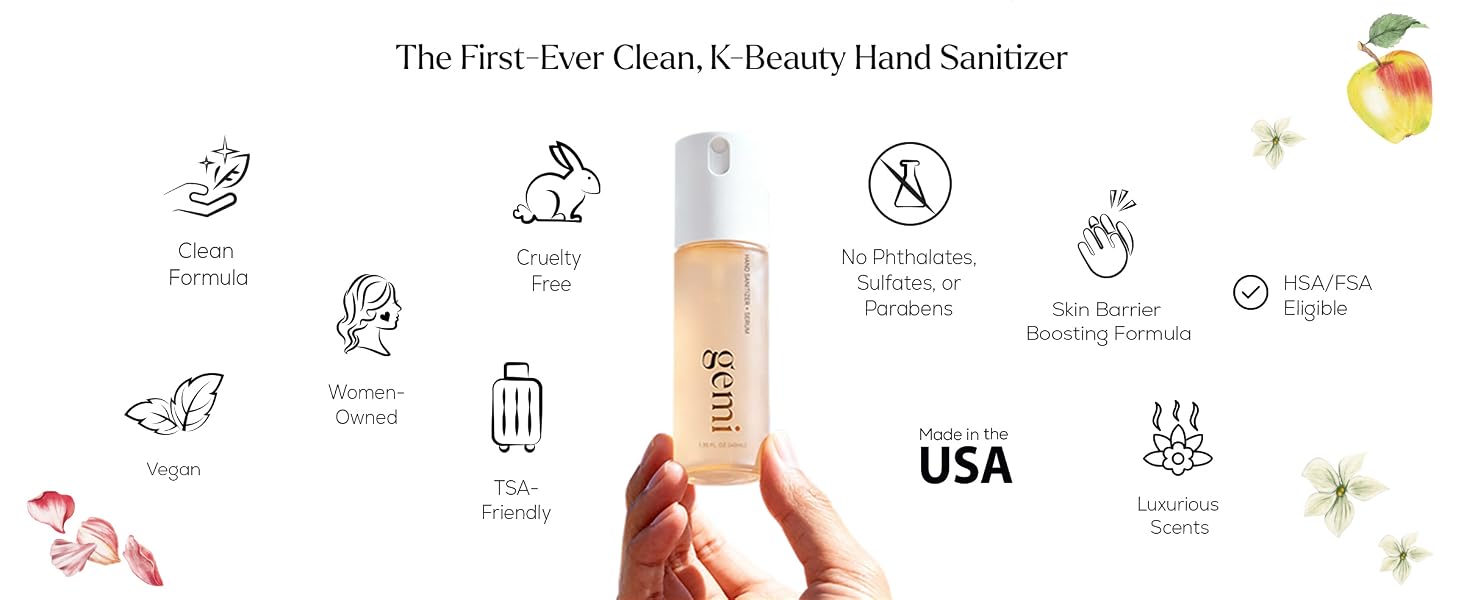 the first ever clean k-beauty hand sanitizer