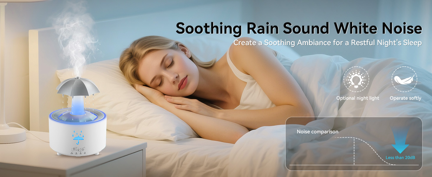 Soothing Rain Sound White Noise