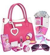 Officygnet Play Purse for Little Girl, Pretend Princess Play Girls Toys for 3 4 5 6 7 8 Year Old,...