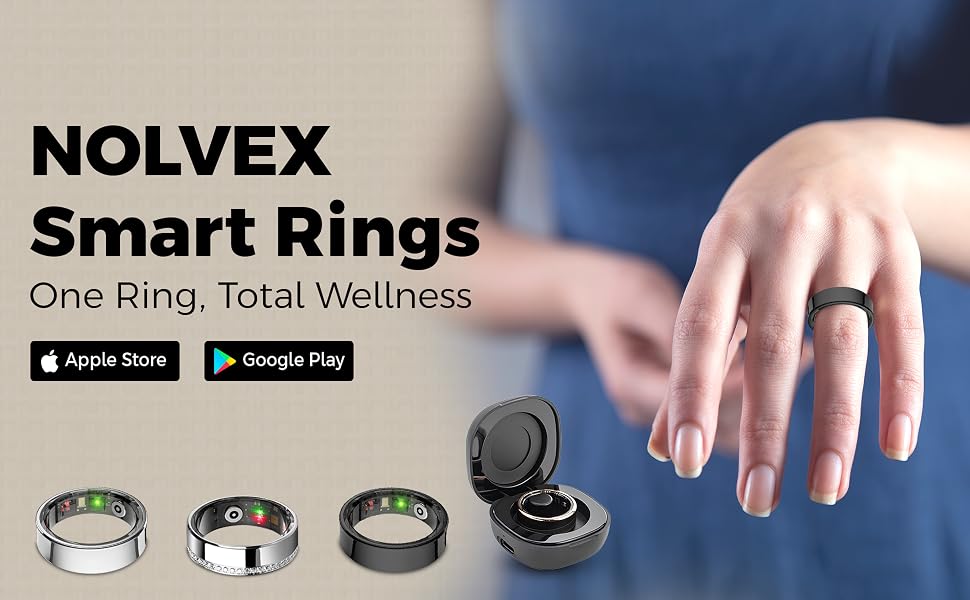 smart ring tracker health sleep activity stress step count heart rate