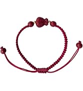 yautja Feng Shui Lucky Red String Bracelets Chinese Traditional Handmade Braided Adjustable Red R...