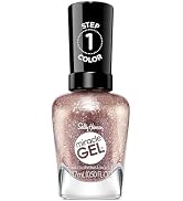 Sally Hansen Miracle Gel Supercharged Glam, Gilded Gossip, Long-Lasting Nail Polish, With Beautif...