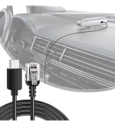 Type-C to RJ11 Power Cable for Radar Detectors, USB-C Car Charger Power Cord, Compatible with Cob...
