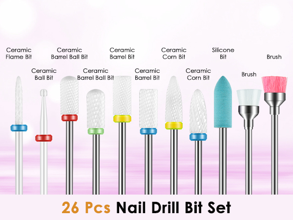 Diamond Cuticle Efile Nail Drill Bits