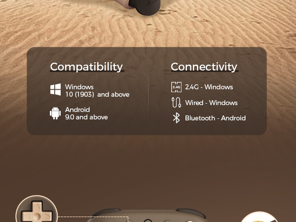 8Bitdo Ultimate 2C Wireless 2.4G Controller for Windows PC and Android