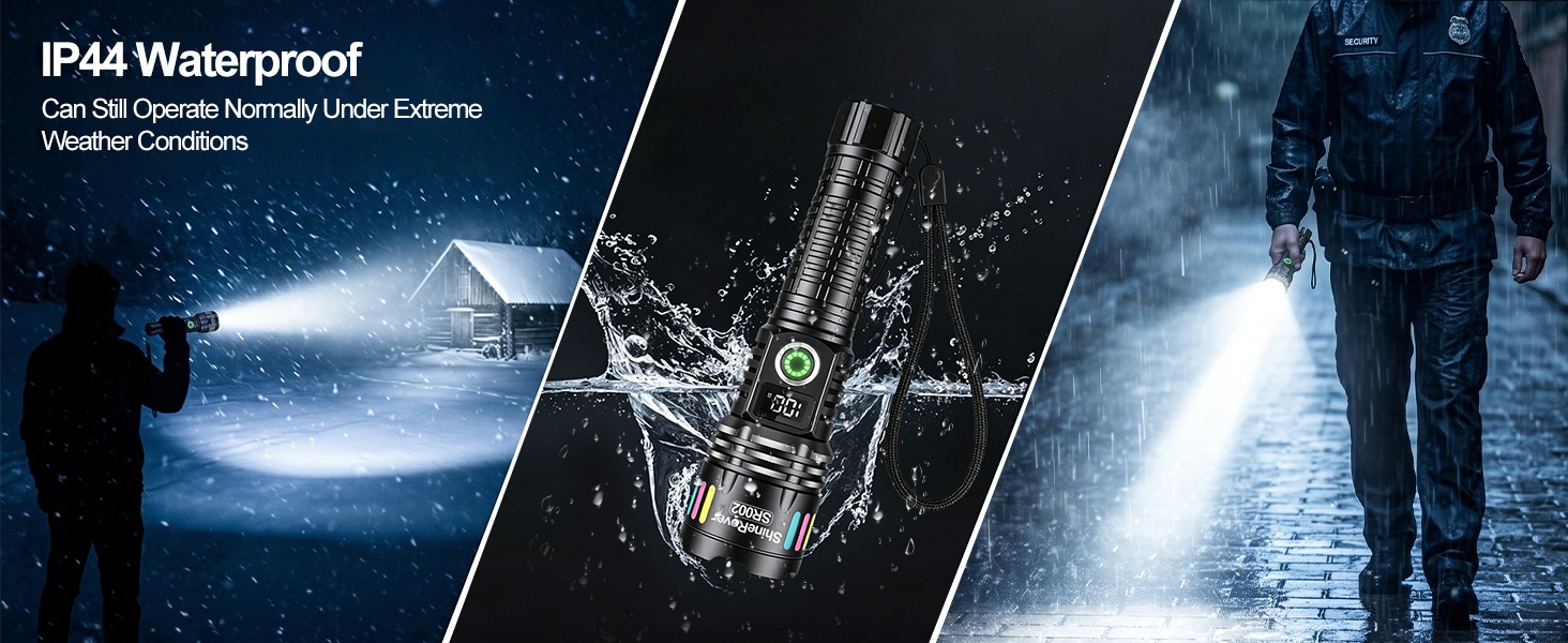 IP44 Waterproof Flashlights