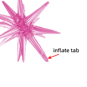 inflate the balloon