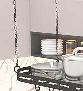 hanging pot rack ceiling mount