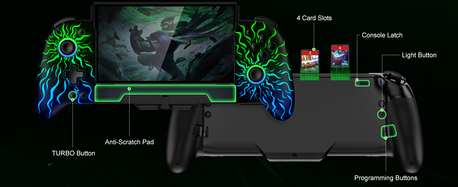 Switch Controllers for Nintendo Switch/OLED Games Handheld Mode