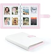 Refillable PU Leather Album A5 Photocard Binder with Adjustable Page,200 Pockets,Compatible with ...