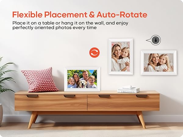 Miroir 10.1 Inch WiFi Digital Photo Frame frameo digital picture frame