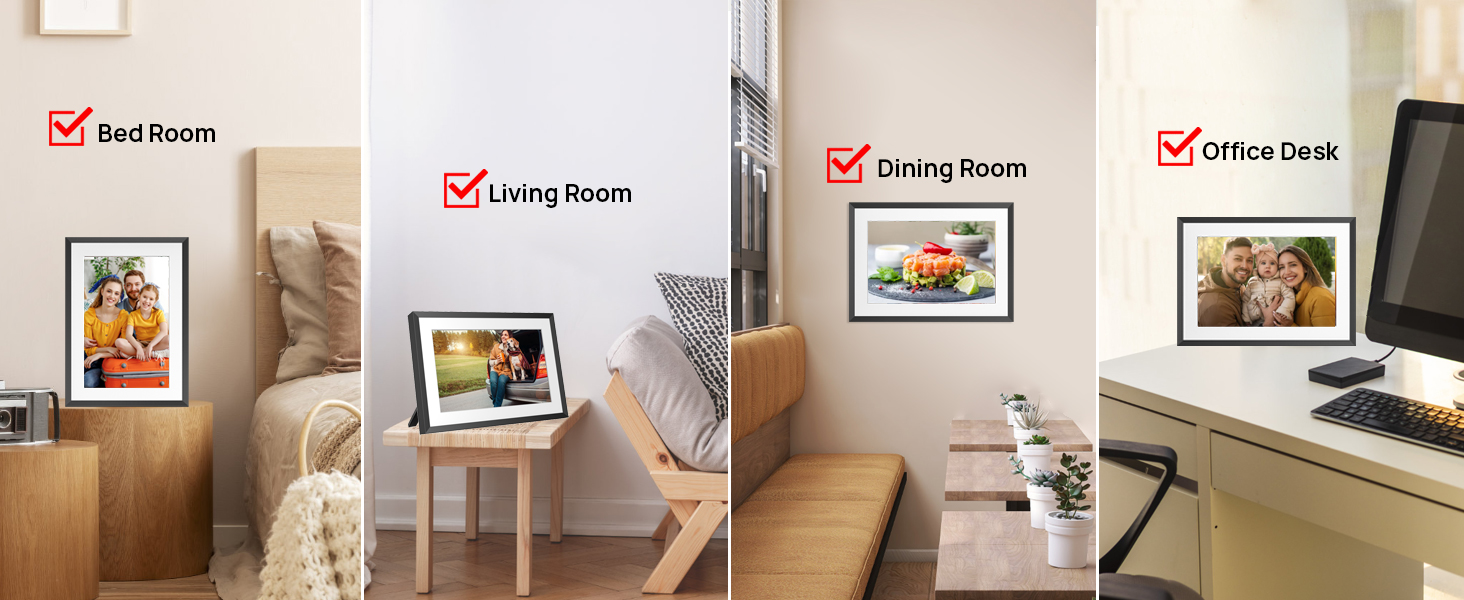 32GB 10.1 Inch WiFi Digital Picture Frame