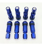 Z-oneMart 8pcs Car Tubeless Tire Valve Stem Bolt-in Aluminum Alloy Explosion Proof Wheel Tire TPM...