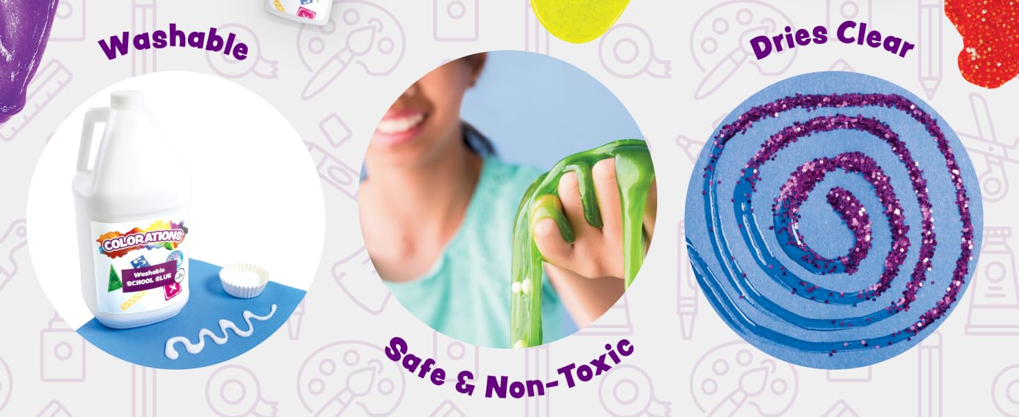 Colorations Washable Liquid Glue