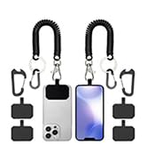 Phone Tether Lanyard Anti Theft Phone Strap with Carabiner