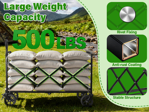 collapsible wagon cart