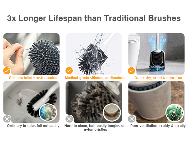 toilet brushes