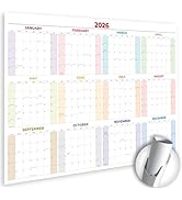 2026 Wall Calendar Large (39 x 27 inches - Rolled) Dry Erase Calendar for Wall, Horizontal, Quali...