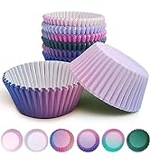 300-Count Cupcake Liners Standard Cupcake Cups 6 Design Cupcake Papers Baking Cups Cupcake Wrappe...