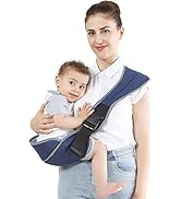 Portable Toddler Carrier, Adjustable Child Sling, Ergonomic One Shoulder Labor-Saving Polyester H...
