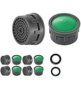 JQK Faucet Areator, 4.75 GPM Insert Faucet Aerators Replacement Parts Bathroom 10 Pack