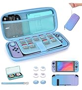 Younik Switch Case for Switch 2017, Portable Switch Carrying Case, 14 in 1 Accessories Kit with S...
