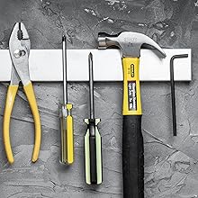 16 Inch Stainless Steel Magnetic Knife Bar - Use as Knife Holder, Knife Rack, Knife Strip, Kitchen