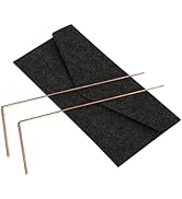 PEASUG Dowsing Rods, 2Pcs Dowsing Rods Copper Spiritual, Copper Dowsing Rods with Bag-Witching Di...