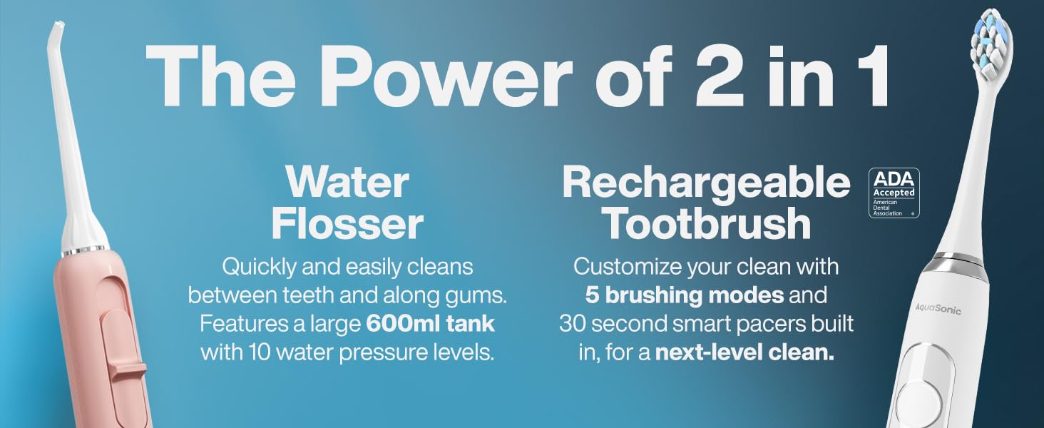 Flosser and Pro Toothbrush