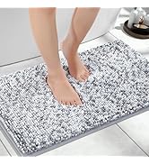 Yimobra Bath Mats for Bathroom Non Slip, 28x17.5, Extra Soft Chenille Bathroom Rugs, Fluffy Plush...