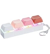 Keyboard Fidget Toy - Keyboard Clicker with LED Light Fidget Keyboard Keychain Fidget Toy Stress ...