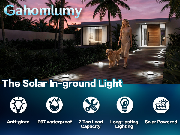 Solar Ground Lights Outdoor