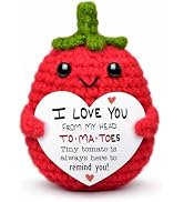 Viaosanza Love Gifts Crochet Tomato Desktop Decoration
