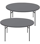 Moosfor Round Spandex Tablecloth 2 Pack, Elastic Fitted Waterproof Tablecloths for 36