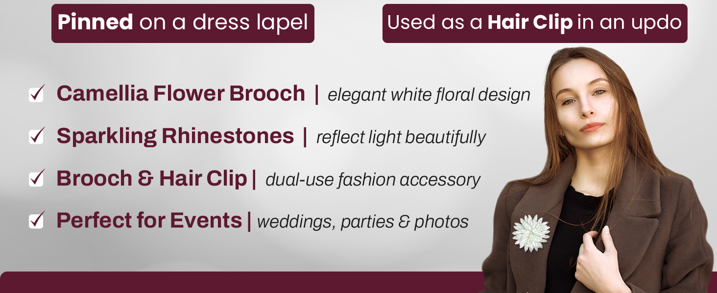 ladies brooches & pin rhinestone jewelry lapel pins for women flower pins dress brooch flower hair