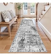 BYYVOO 2x8ft Carpet Runners for Hallway: Washable Kitchen Rug Modern Abstract Non Slip Stain Resi...
