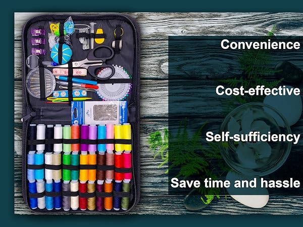 large sewing kit with notions - sewing products with supplies