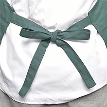 green smock Adjustable 30 Inch Waist Tie APRONS