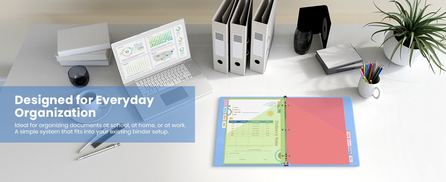 8-Tab Binder Dividers