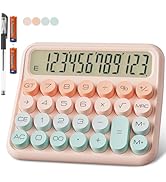 DECKLIT Battery Desk Calculator - 12 Digit Extra Large 5-Inch LCD Display, Big Buttons Easy to Pr...