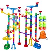 Meland Marble Run Sets for Kids - 153Pcs Marble Race Track Marble Maze Madness Game STEM Building...