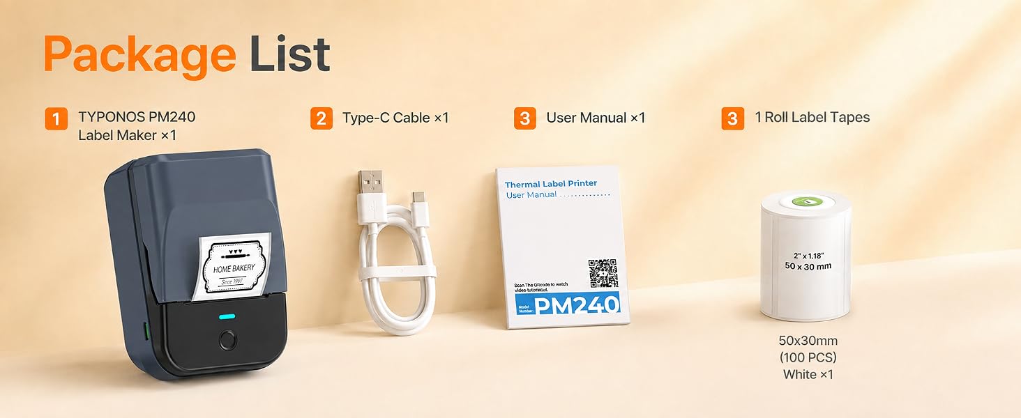 label maker machine with tape label printer thermal printer sticker printer thermal label printer