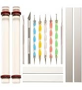 14 Pcs Clay Tools & Pottery Tools Kit, Polymer Clay Earring Making Kit with Acrylic Clay Roller a...