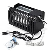 Hiorucet CB36 Wood Stove Blower with Thermostat for US Stove US2000E, BEC95E, Country Hearth 2000...