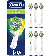 Oral-B FlossAction Electric Toothbrush Replacement Brush Heads, 6 Count